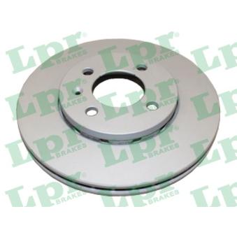 Jeu de 2 disques de frein avant LPR OEM 1S0615301M