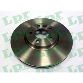 Jeu de 2 disques de frein avant LPR OEM 3C0615301C