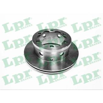 Jeu de 2 disques de frein arrière LPR OEM 2D0615601B