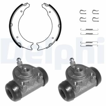 Jeu de mâchoires de frein DELPHI OEM 7701202247