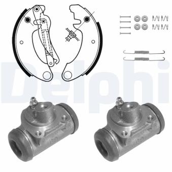 Kit de freins arrière (prémontés) DELPHI OEM 42413E