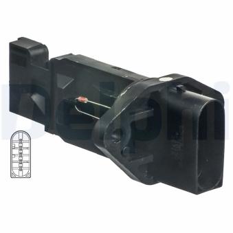 Débitmètre de masse d'air DELPHI OEM MHK100800