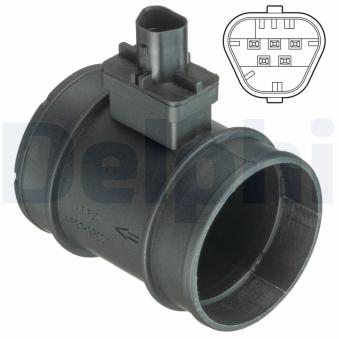Débitmètre de masse d'air DELPHI AF10398-12B1 pour VOLVO 940 1.7 CDTI - 110cv
