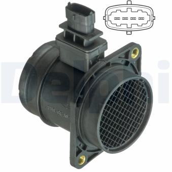 Débitmètre de masse d'air DELPHI AF10403-12B1 pour LANCIA YPSILON 1.3 Multijet - 90cv