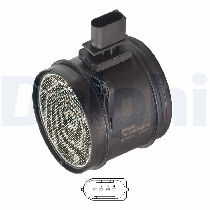 Débitmètre de masse d'air DELPHI AF10533-12B1 - Visuel 1