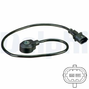 Capteur de cognement DELPHI AS10209 pour SAAB 93 1.8 TDCi - 110cv