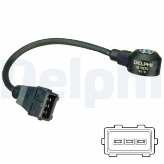 Capteur de cognement DELPHI AS10220 pour AUDI A3 S3 quattro - 210cv
