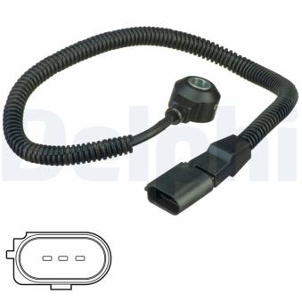 Capteur de cognement DELPHI AS10233 pour BMW X5 3.2 FSI - 255cv