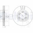 DELPHI BG4104 - Jeu de 2 disques de frein avant
