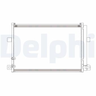 Condenseur, climatisation DELPHI CF20301