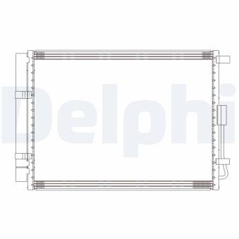 Condenseur, climatisation DELPHI CF20304