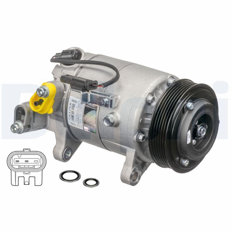 Compresseur, climatisation DELPHI CS20500 - Visuel 1