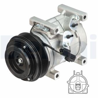 Compresseur, climatisation DELPHI CS20551 pour HYUNDAI I10 1.0 LPG - 67cv