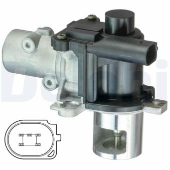 Vanne EGR DELPHI EG10425-12B1 pour SKODA SUPERB 1.5 DCI - 68cv