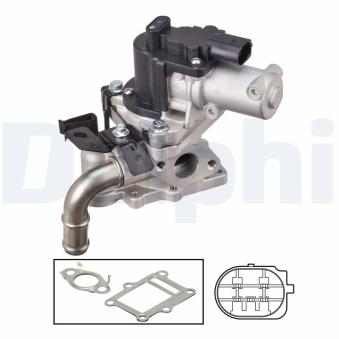 Vanne EGR DELPHI EG10613-12B1 pour HYUNDAI I40 1.7 CRDi - 116cv