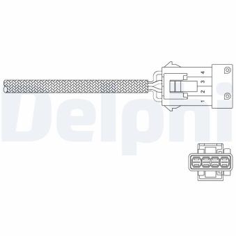 Sonde lambda DELPHI ES11035-12B1