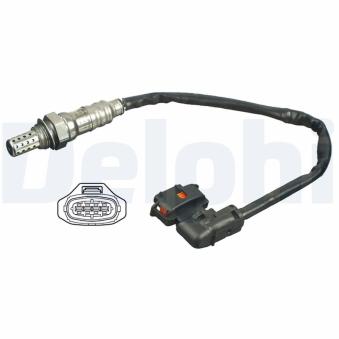 Sonde lambda DELPHI ES20430-12B1 pour OPEL ASTRA 1.6 Turbo - 180cv