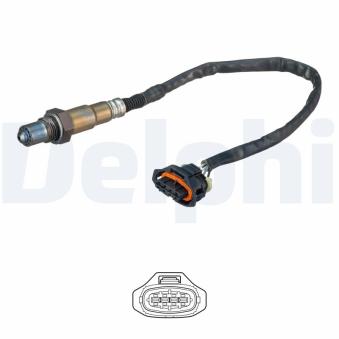 Sonde lambda DELPHI ES20636-12B1 pour FIAT DOBLO 1.2 - 65cv