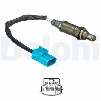 Sonde lambda DELPHI ES20640-12B1 pour NISSAN PRIMERA 2.0 16V - 140cv