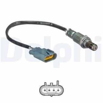 Sonde lambda DELPHI ES21108-12B1 pour PEUGEOT 301 1.2 - 69cv