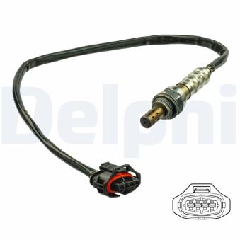 Sonde lambda DELPHI ES21116-12B1 pour OPEL ASTRA 1.8 - 140cv