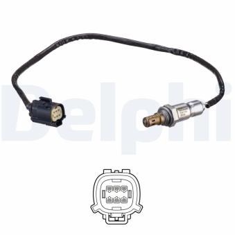 Sonde lambda DELPHI ES21143-12B1 pour FORD C-MAX 1.5 TDCi ECOnetic - 105cv