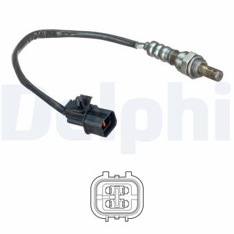 Sonde lambda DELPHI ES21158-12B1 pour PORSCHE 944 1.2 - 82cv