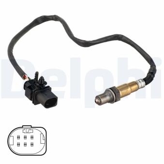 Sonde lambda DELPHI ES21163-12B1 pour AUDI A6 1.6 EcoBoost - 150cv