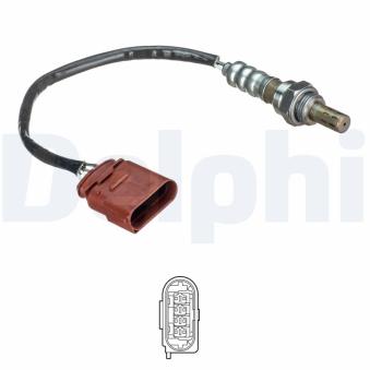 Sonde lambda DELPHI ES21186-12B1 pour PORSCHE 944 1.2 - 82cv