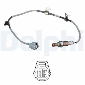 Sonde lambda DELPHI ES21320-12B1 pour MAZDA 6 2.5 - 192cv