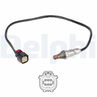 Sonde lambda DELPHI ES21398-12B1 pour FORD C-MAX 1.5 TDCi ECOnetic - 105cv