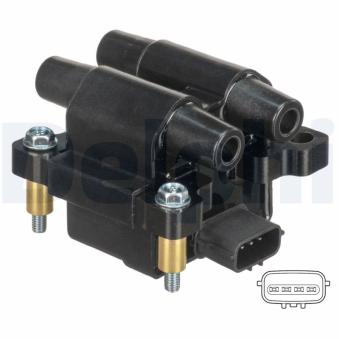 Bobine d'allumage DELPHI GN10405-12B1 pour SUBARU OUTBACK 2.5 - 165cv
