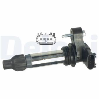 Bobine d'allumage DELPHI GN10494-12B1 pour TOYOTA TERCEL 3.0 - 258cv