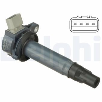 Bobine d'allumage DELPHI GN10597-12B1 pour DAIHATSU MATERIA 1.5 - 103cv