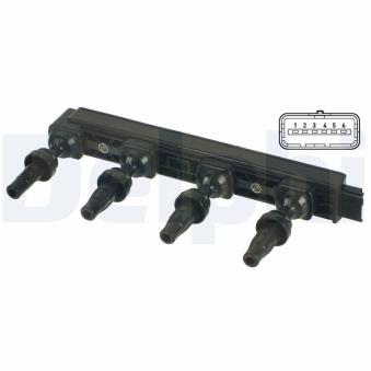 Bobine d'allumage DELPHI OEM 9800251580