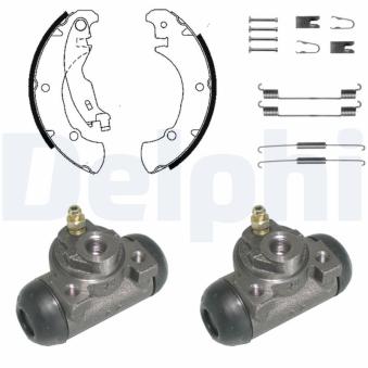 Kit de freins arrière (prémontés) DELPHI KP1033 pour FIAT BRAVA 1.9 D - 65cv