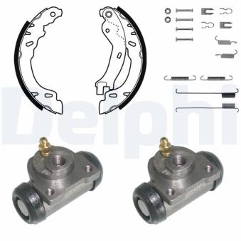 Kit de freins arrière (prémontés) DELPHI [KP1091]