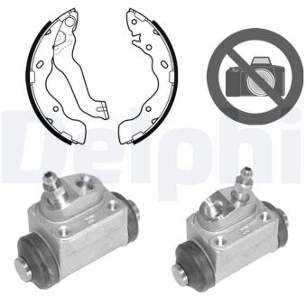 Kit de freins arrière (prémontés) DELPHI [KP1106]