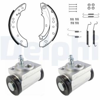 Kit de freins arrière (prémontés) DELPHI [KP1110]