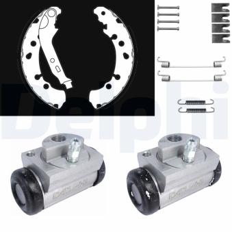 Kit de freins arrière (prémontés) DELPHI [KP1126]