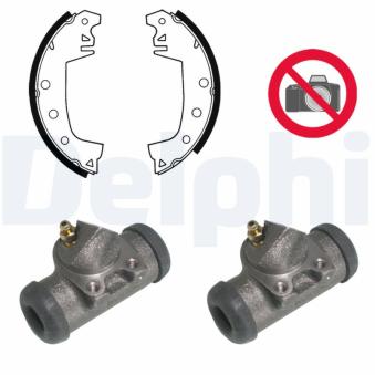 Kit de freins arrière (prémontés) DELPHI [KP620]