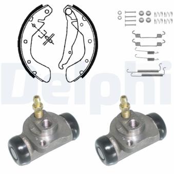Kit de freins arrière (prémontés) DELPHI [KP852]