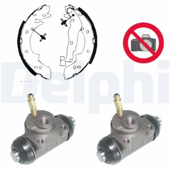 Kit de freins arrière (prémontés) DELPHI [KP875]