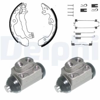 Kit de freins arrière (prémontés) DELPHI [KP936]