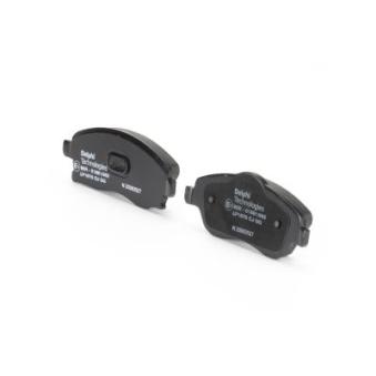 Jeu de 4 plaquettes de frein avant DELPHI [LP1676]