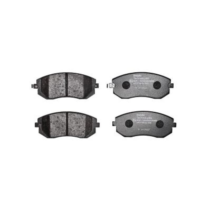 Jeu de 4 plaquettes de frein avant DELPHI LP1718 - Visuel 2