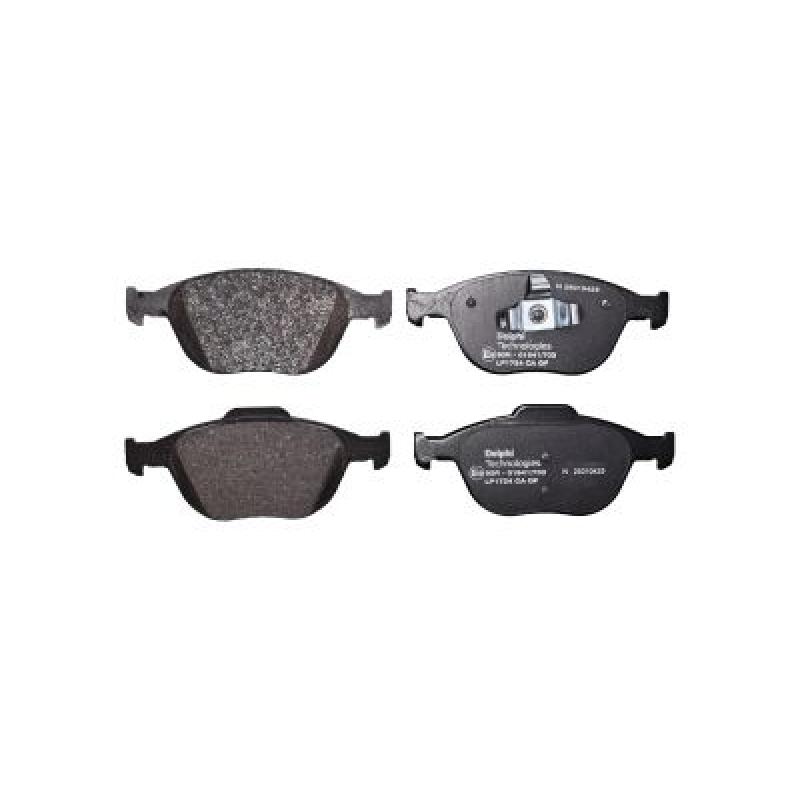 Jeu de 4 plaquettes de frein avant DELPHI LP1724 - Visuel 1