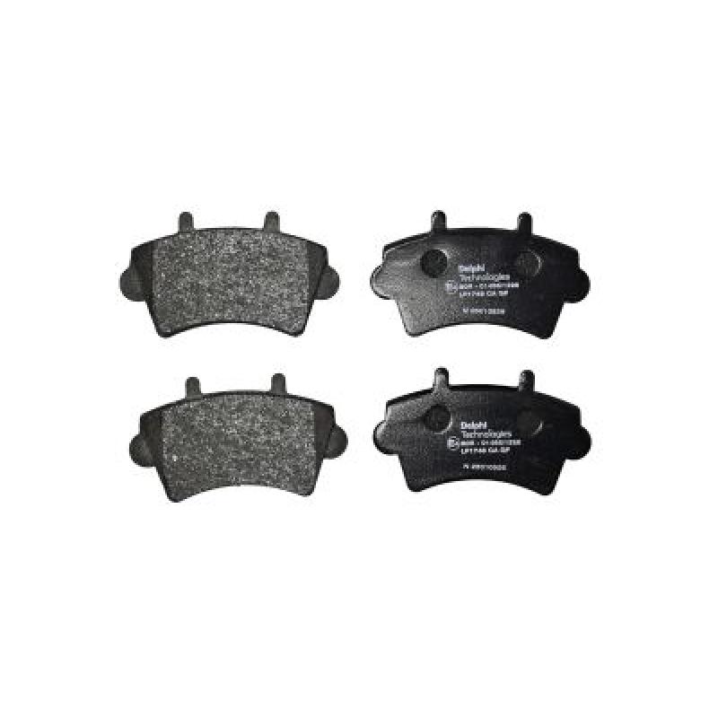 Jeu de 4 plaquettes de frein avant DELPHI LP1746 - Visuel 2