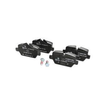 Jeu de 4 plaquettes de frein arrière DELPHI LP1924 pour TOYOTA CAMRY 116 i - 122ch