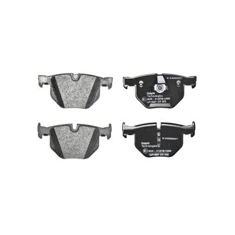 Jeu de 4 plaquettes de frein arrière DELPHI LP1927 - Visuel 1